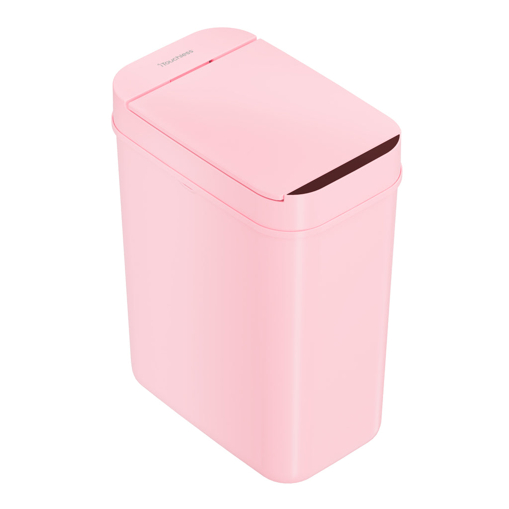 Light Blush Pink 13.3 Gallon Hefty Trash Can, Light Blush Pink