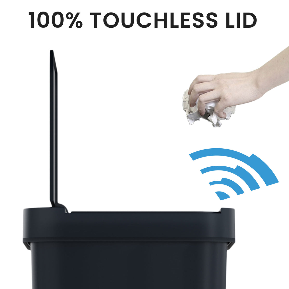 100% Touchless Lid