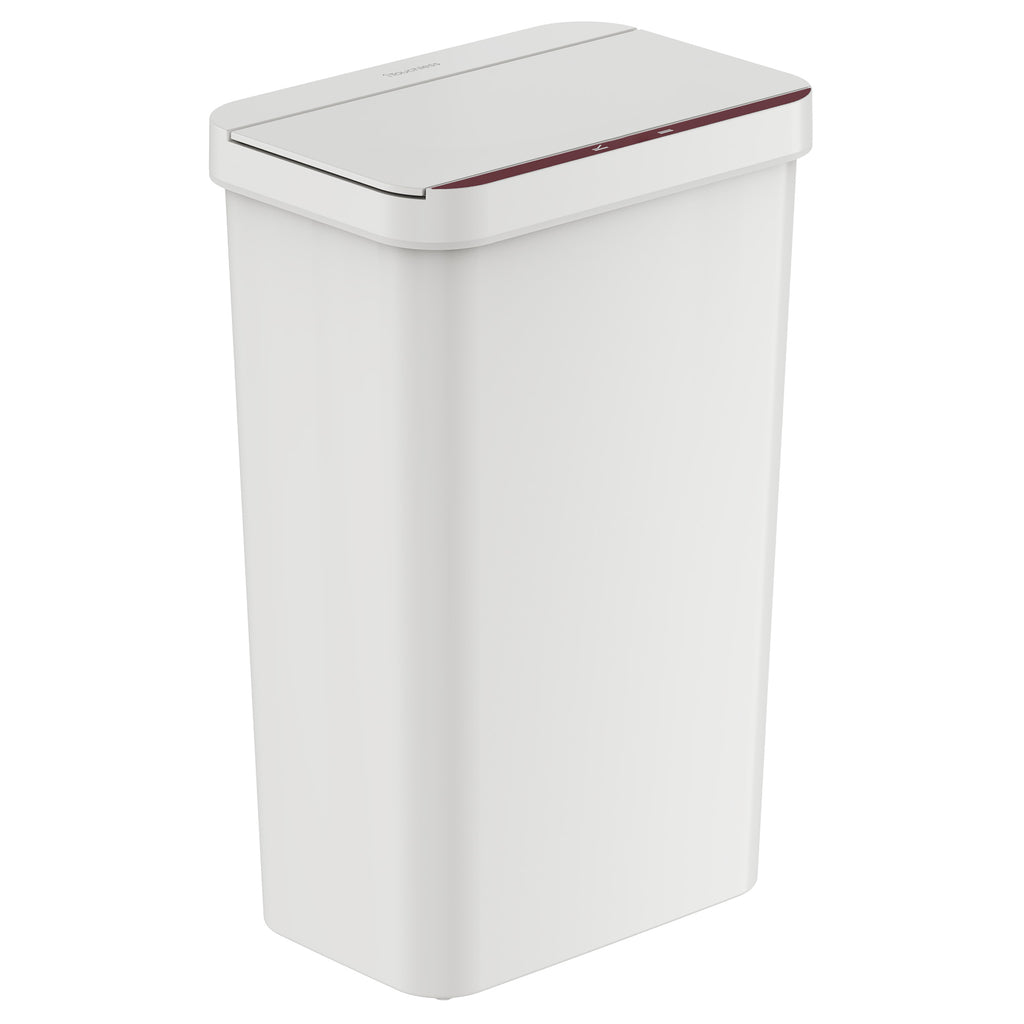 13.2 Gallon / 50 Liter Prime Plastic Sensor Trash Can (White) – iTouchless  Housewares and Products Inc.