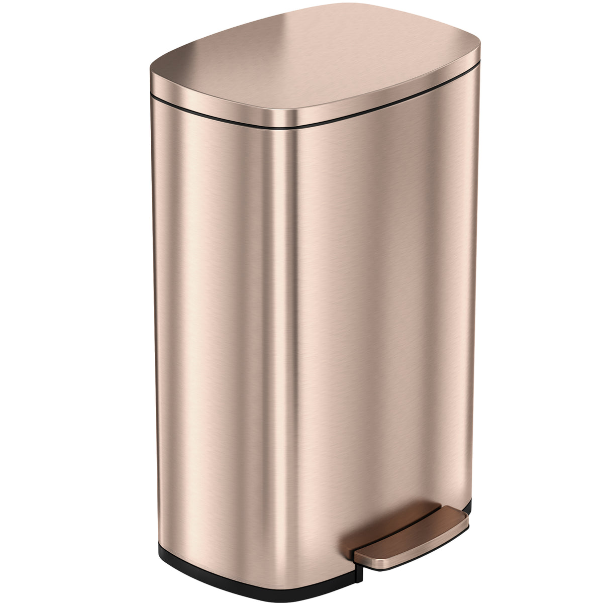 13.2 Gallon / 50 Liter SoftStep Rose Gold Step Pedal Trash Can