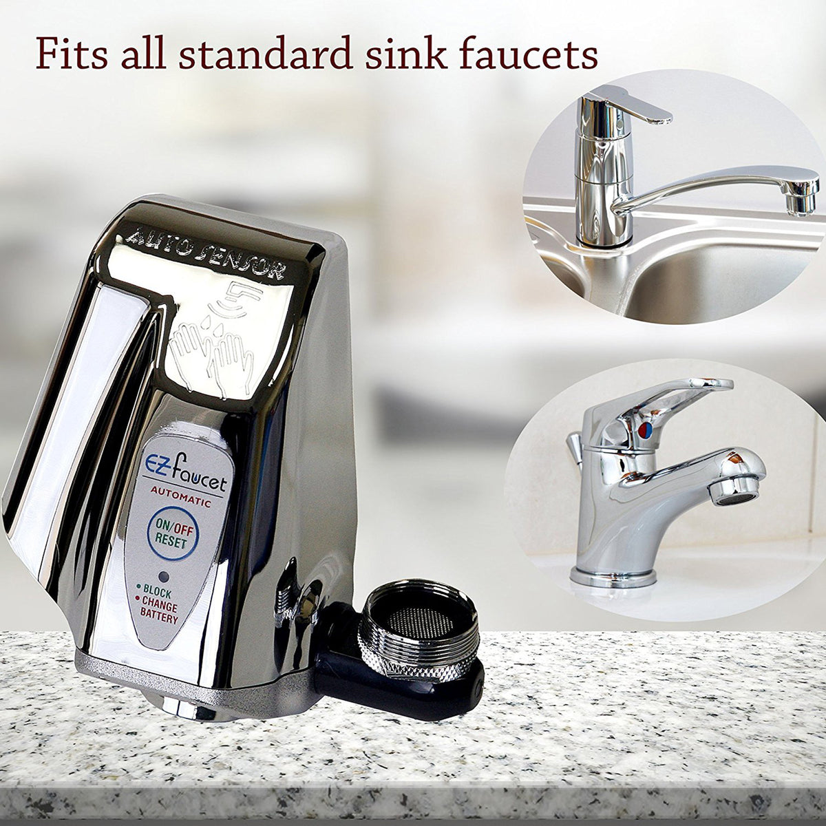 EZF003C fits all standard sink faucets