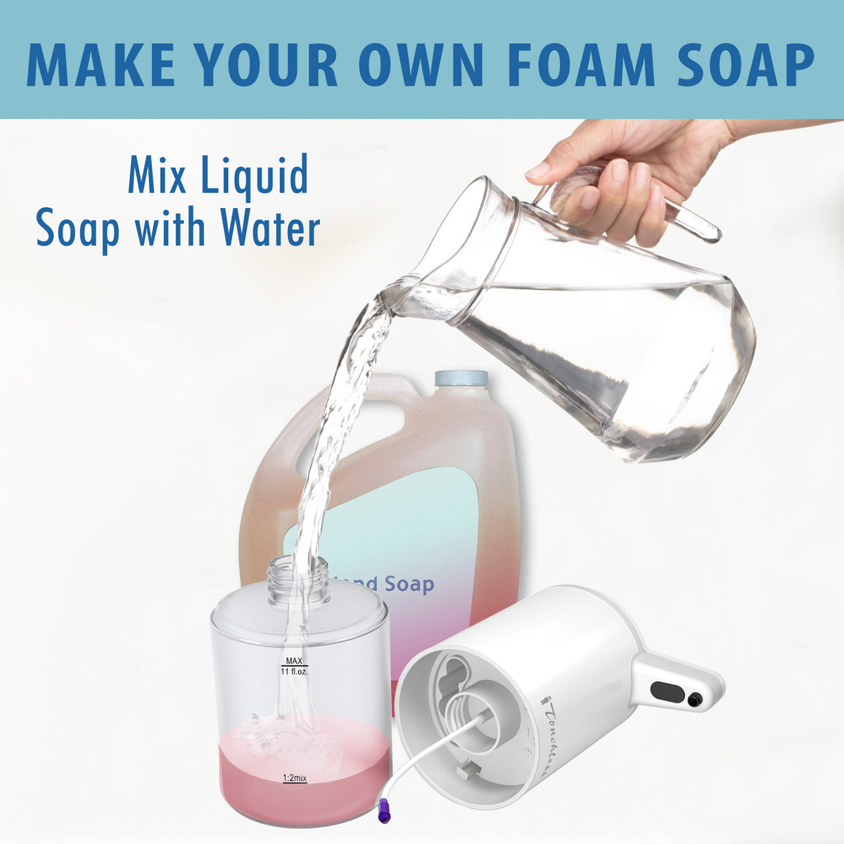 SFD002W make your own foam soap