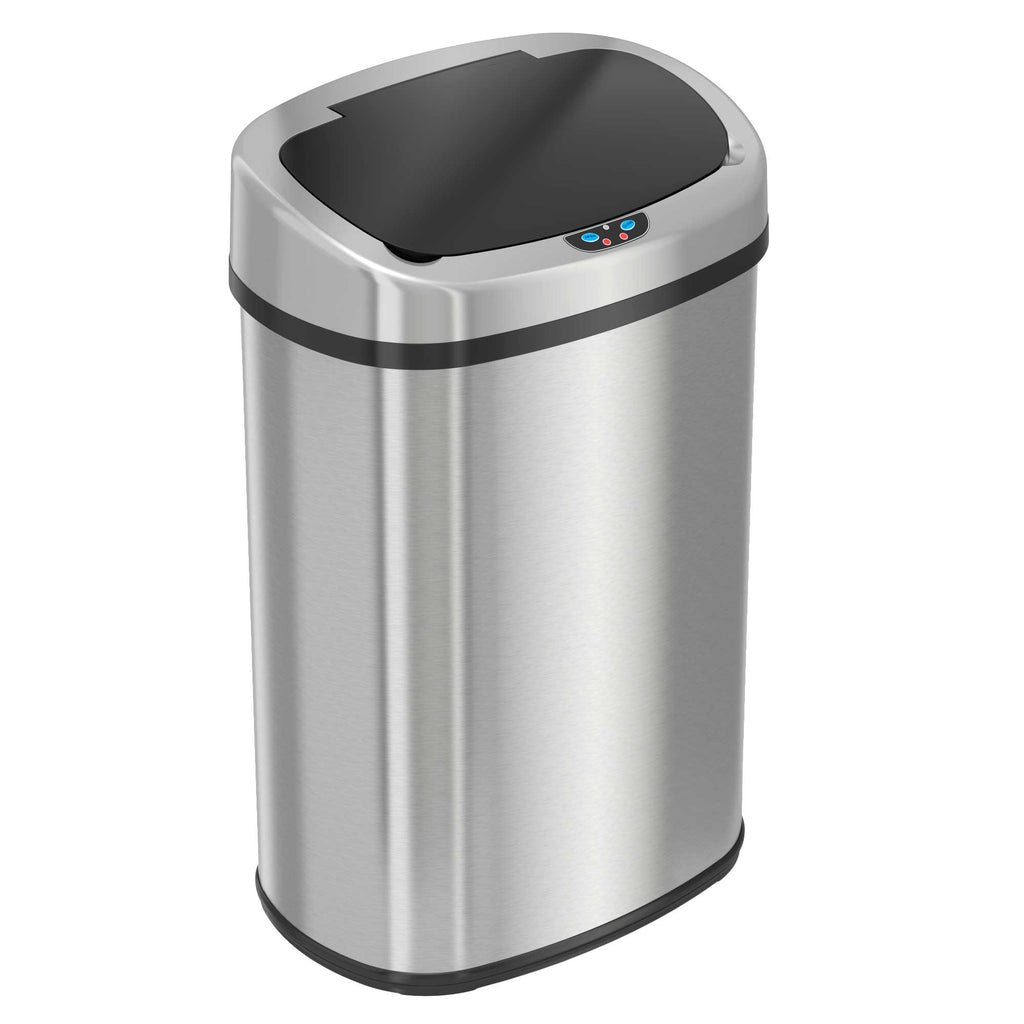 13 Gallon Round Sensor Trash Can – iTouchless Housewares and Products Inc.