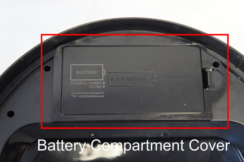 IT08RCB and IT13RCB battery cover compartment location