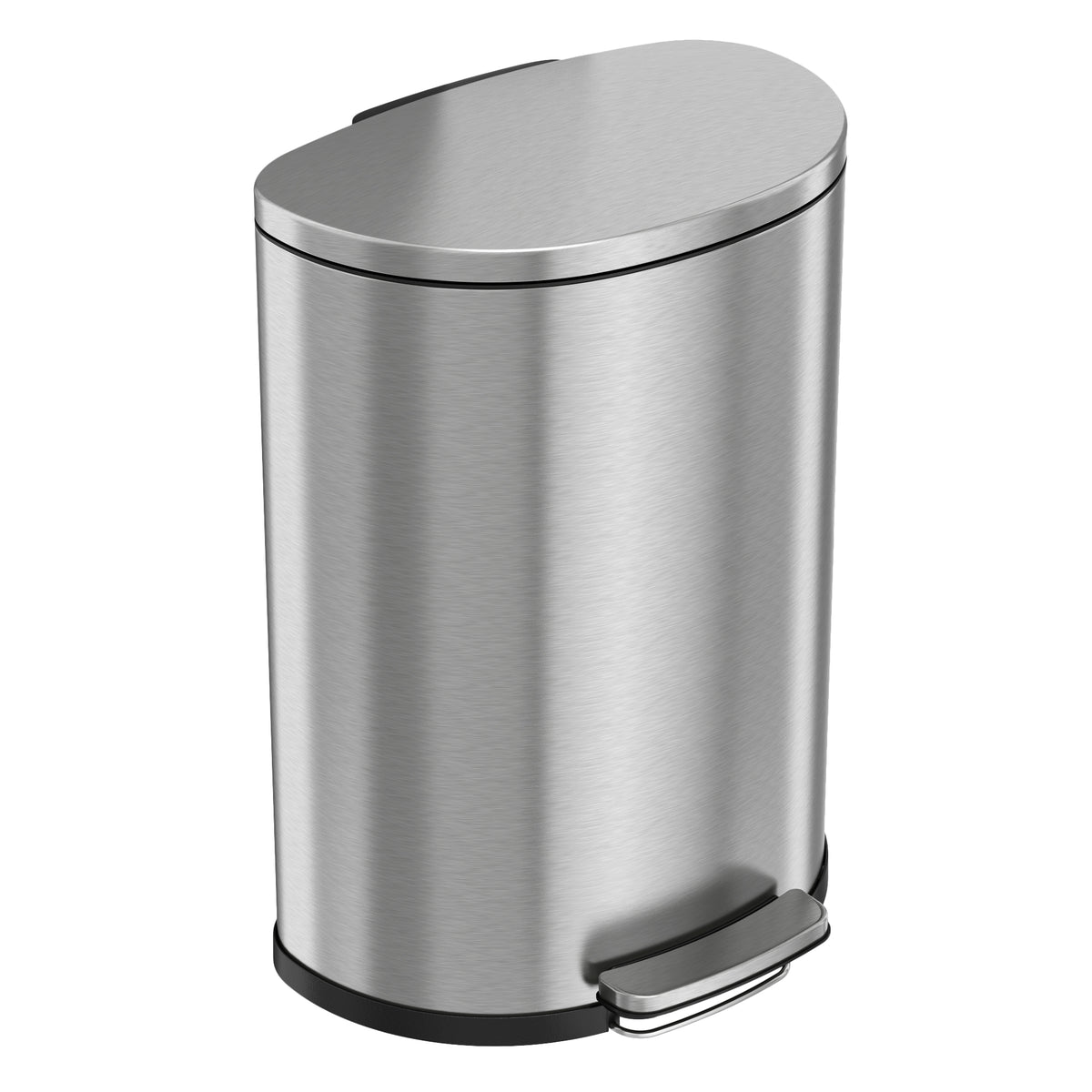 13 Gallon Semiround step trash can pc13dds