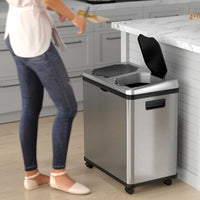 16 Gallon / 61 Liter Sensor Recycle Bin & Trash Can