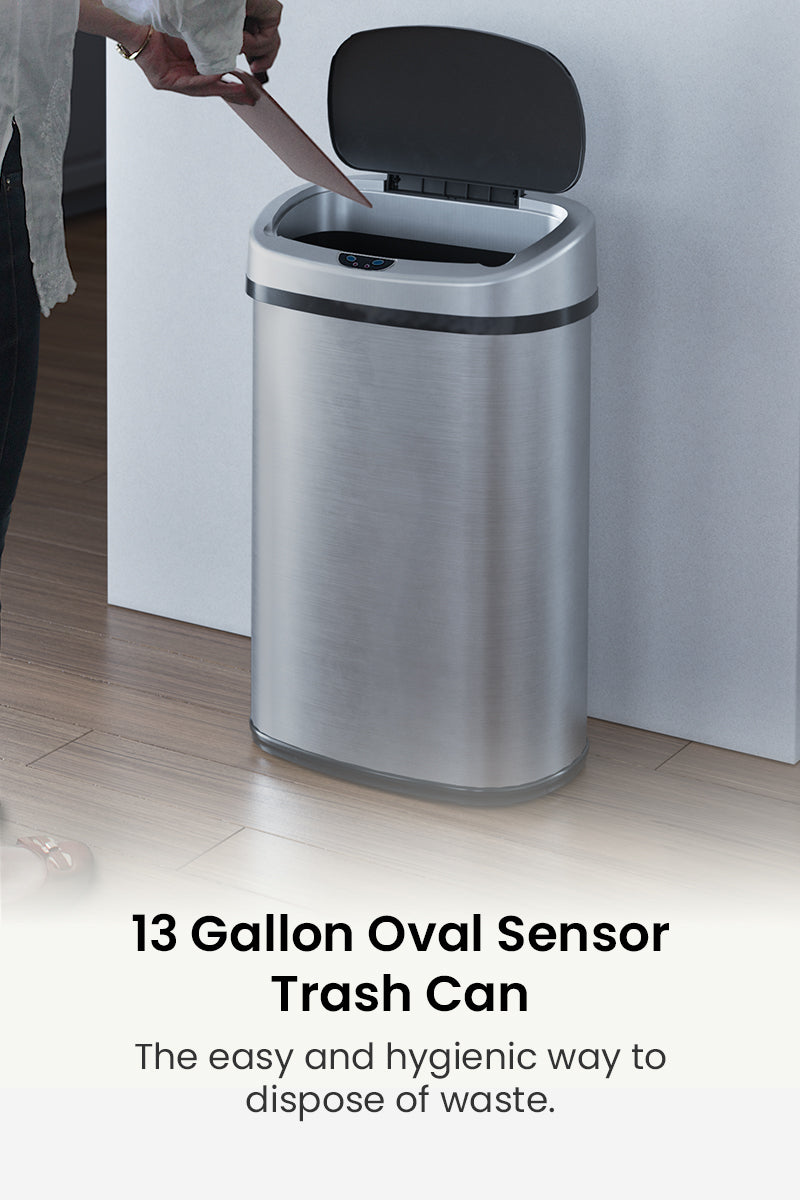 13 gallon oval sensor can mobile banner