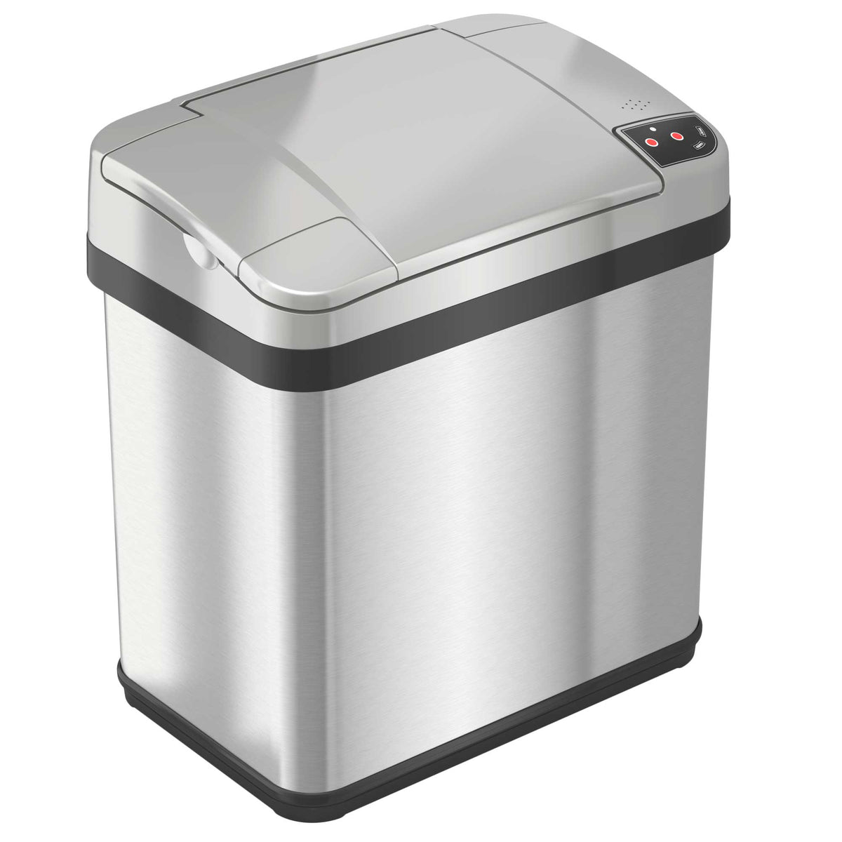 iTouchless 2.5 Gallon / 9.5 Liter Stainless Steel Sensor Bathroom Trash Can with Odor Filter and Lemon Fragrance