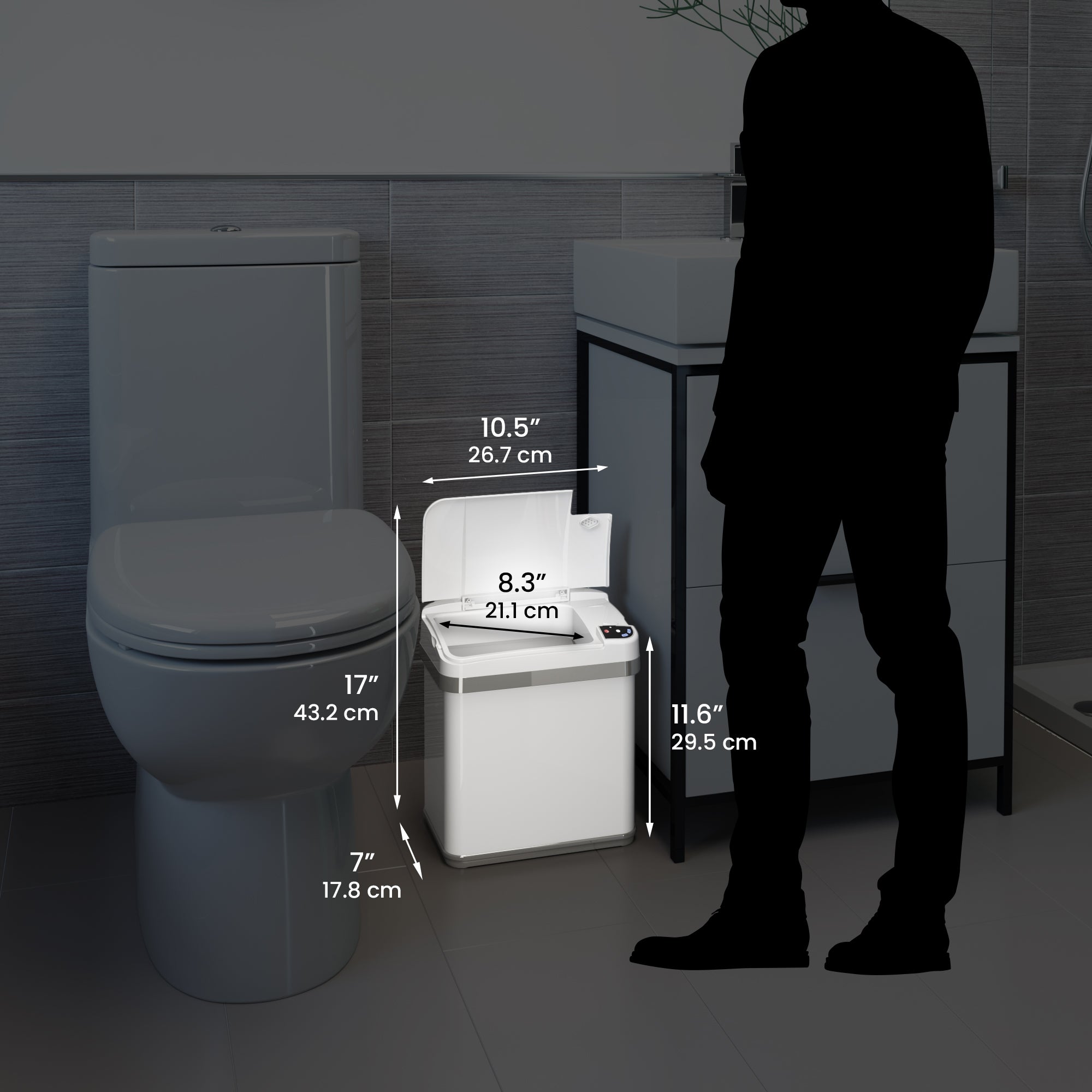 2.5 Gallon / 10 Liter Self-Contained Electric-Motor Sensor