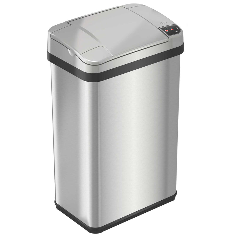 4 Gallon / 15 Liter Sensor Bathroom Trash Can with Odor Filter and Lemon Fragrance