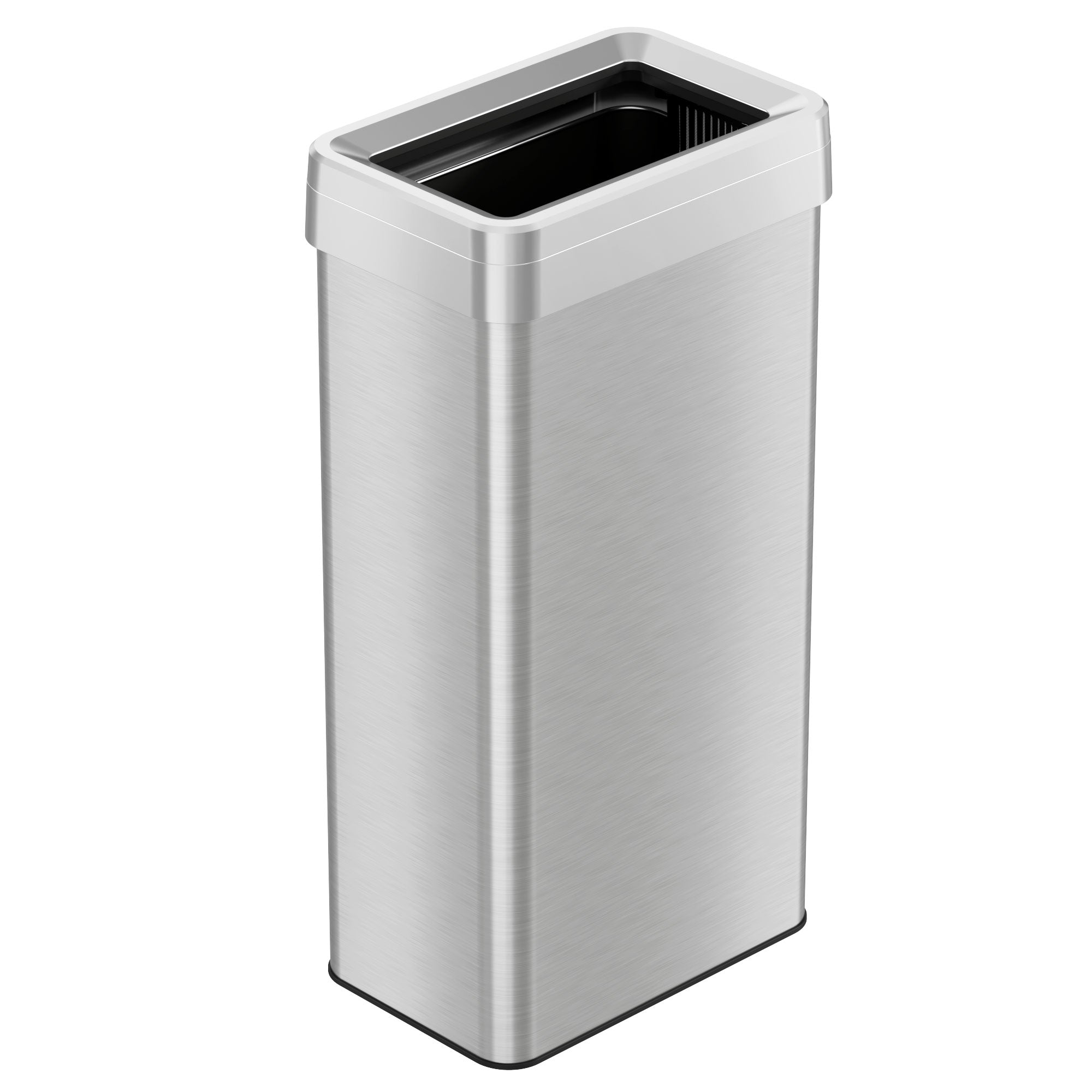 21 Gallon 80 Liter Rectangular Open Top Trash Can iTouchless