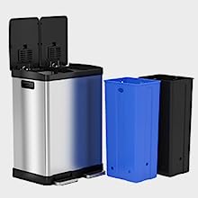 16 Gallon / 61 Liter SoftStep Dual Compartment Composite
