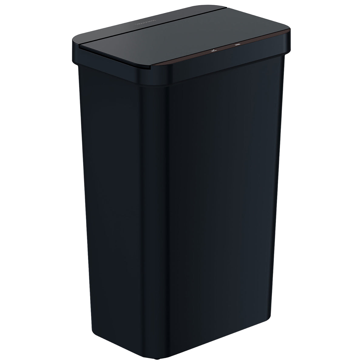 13.2 Gallon / 50 Liter Prime Plastic Sensor Trash Can (Black)