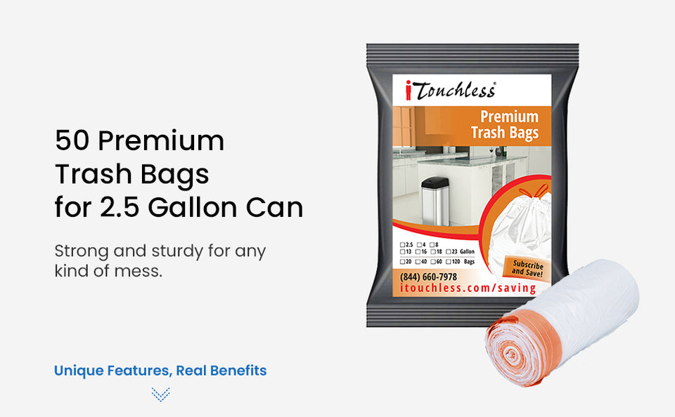 Sak-It™ 15 Gallon Black Low Density Coreless Trash Can Bags (24 x 32