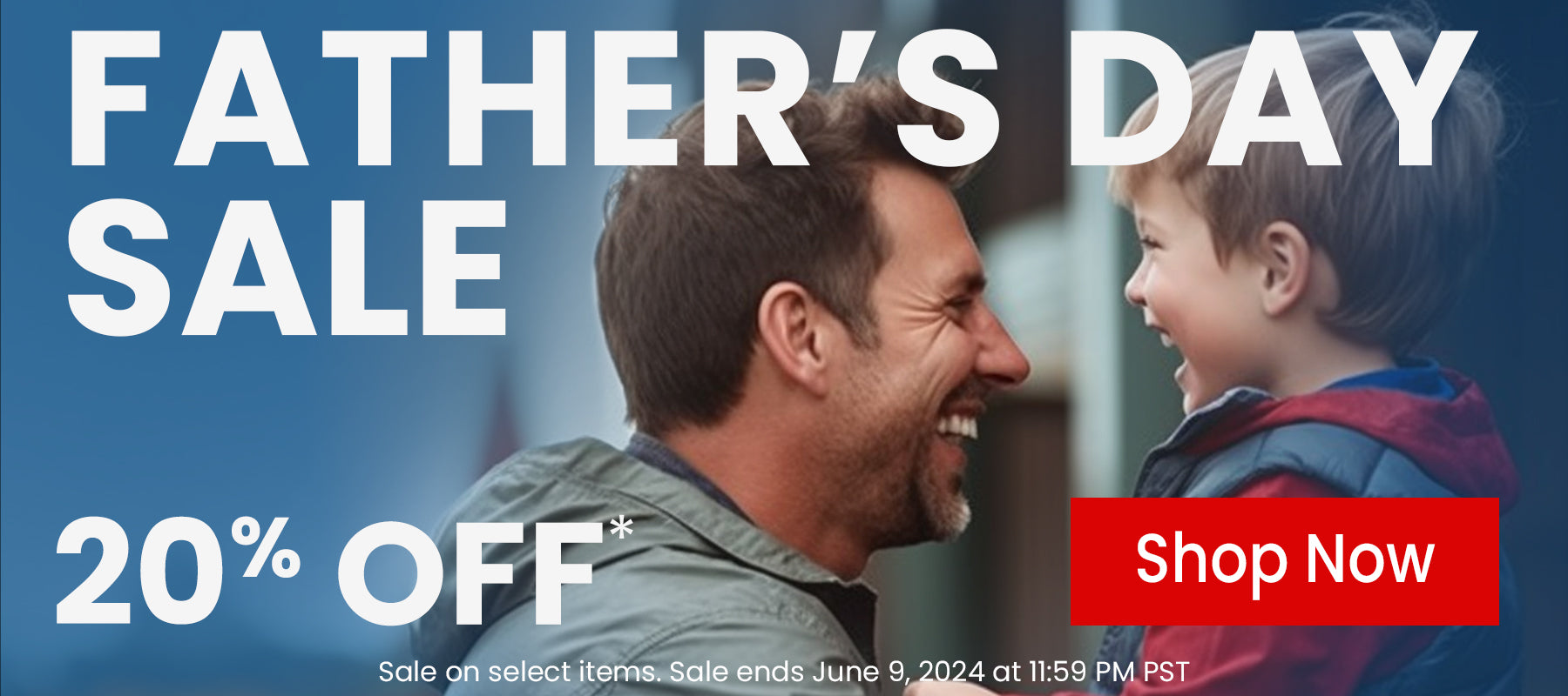 Father's Day Sale Desktop Banner