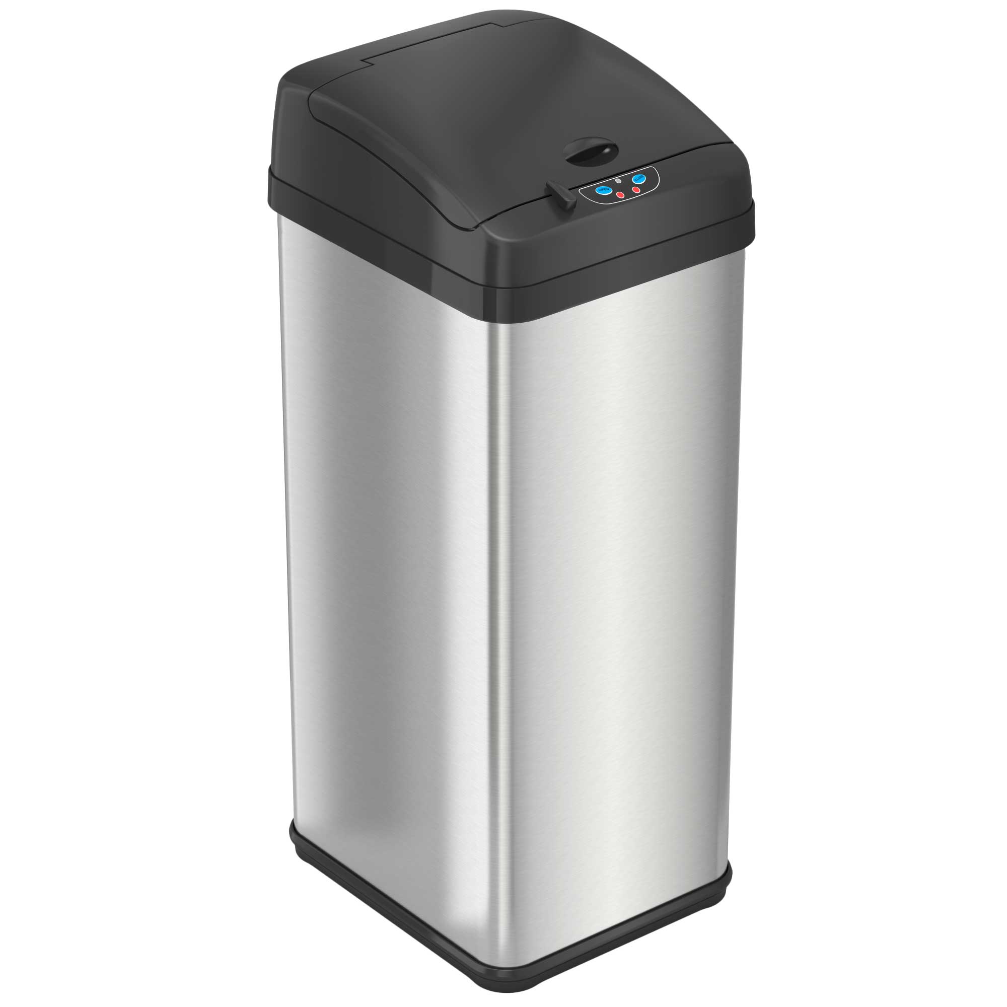 iTouchless 13-Gallon Extra Wide Stainless Steel Automatic Sensor Touchless  Trash Can