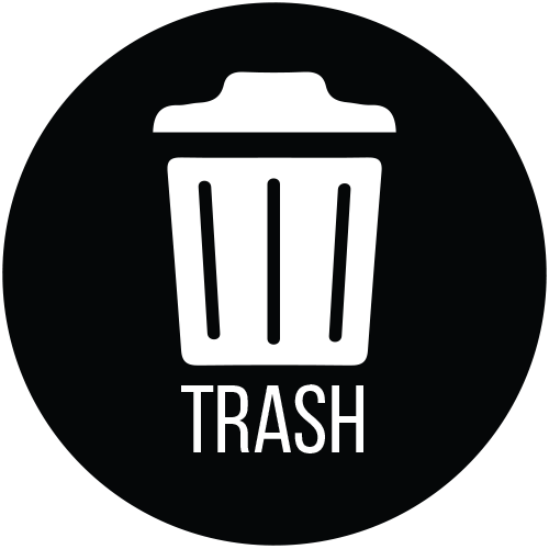 Trash Decal (1 piece) *Proof of Purchase Required