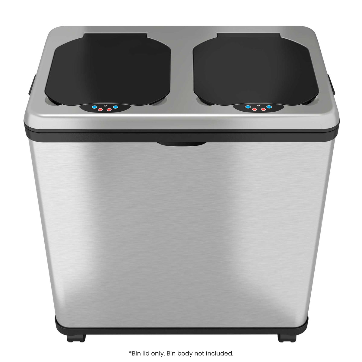Replacement lid for iTouchless IT16RES model trash can. Bin lid only; bin body not included.