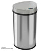 Replacement Lid for iTouchless IT13HX model Sensor Trash Can. Lid only; bin body not included.