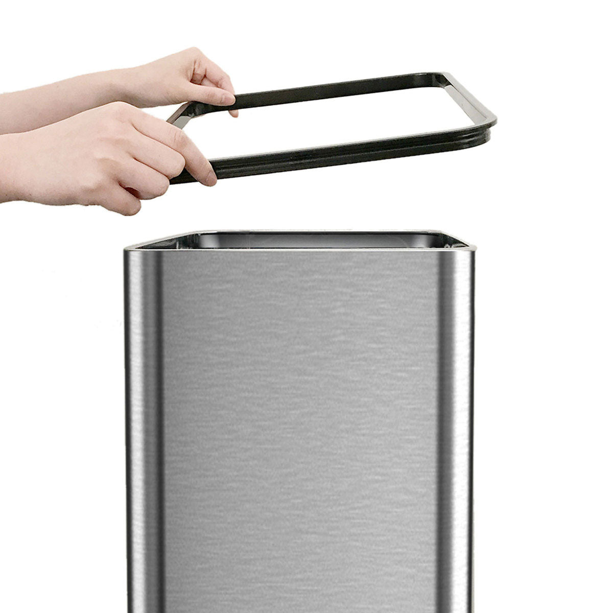 iTouchless IT13RX 13 Gallon Touchless Kitchen Garbage Trash Can