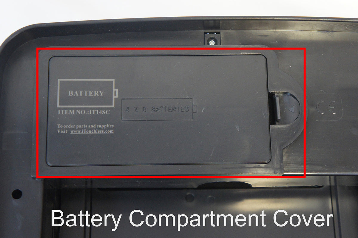 IT14SB/SC/SW battery compartment cover location
