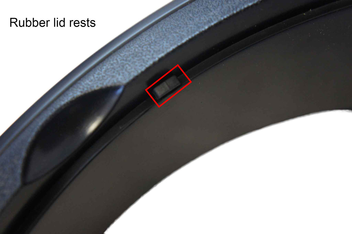 IT18RC and IT23RC rubber lid rests location