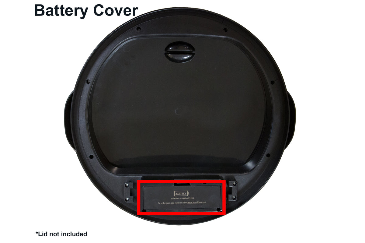 MT08RB and MT13RB battery compartment cover location