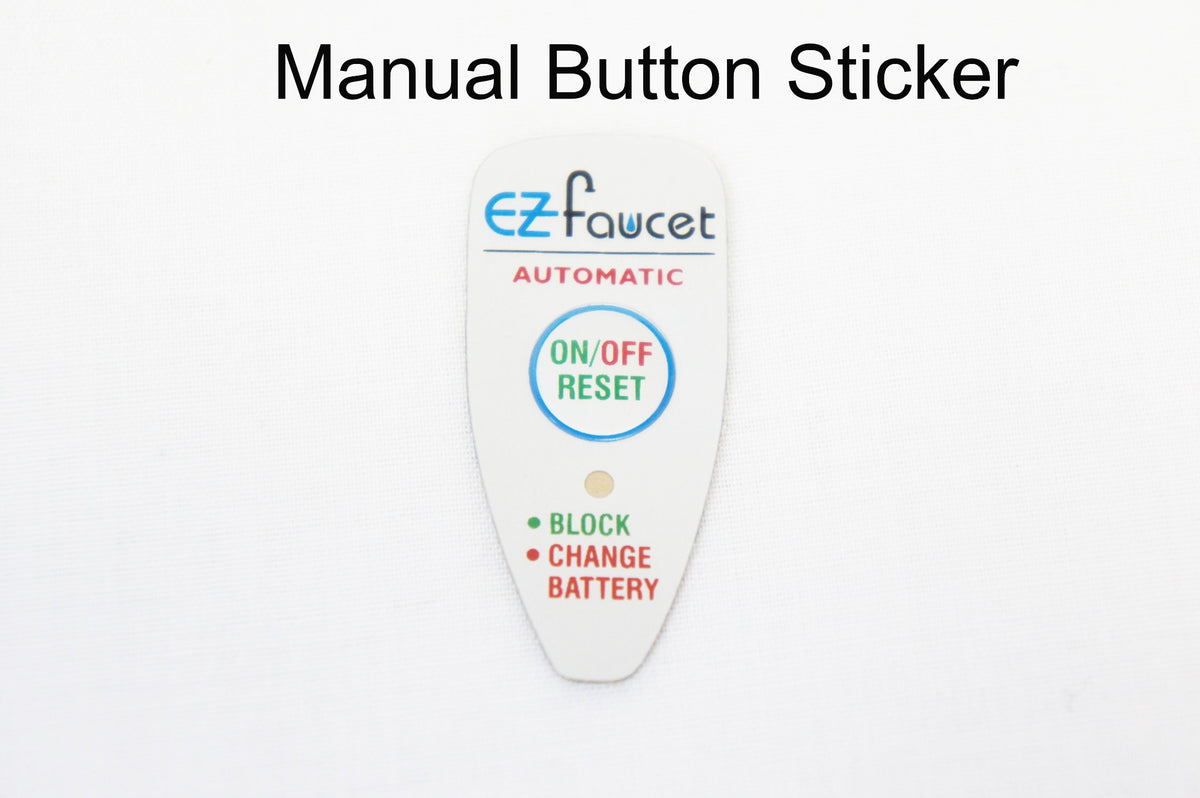 EZF003C manual button sticker