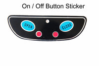 On / Off Button Sticker